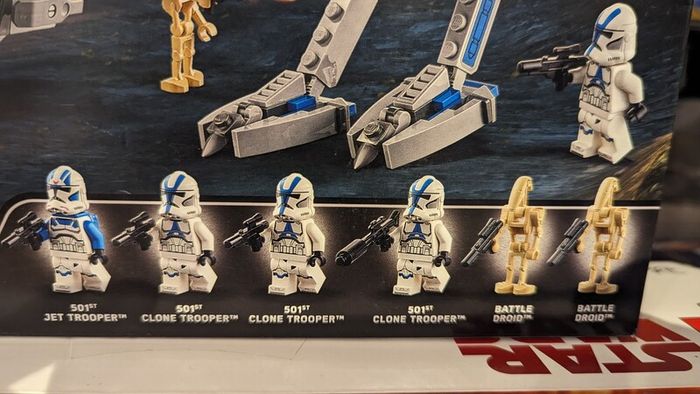 LEGO 75280 Star Wars Clone Troopers of the 501st Legion