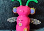 Shimmer light up talking bug flip phone