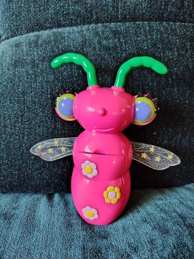 Shimmer light up talking bug flip phone