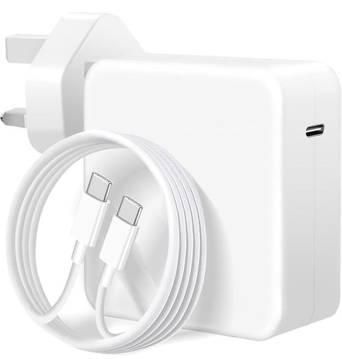 100W USB C Super Fast Charger,Laptop Charger Compatible with Mac Book Pro/Air,Pro 16,15,14,13 inch, iPad Pro and all USB C devices, Type C 2M Cable