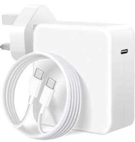 100W USB C Super Fast Charger,Laptop Charger Compatible with Mac Book Pro/Air,Pro 16,15,14,13 inch, iPad Pro and all USB C devices, Type C 2M Cable