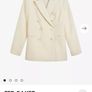 Ted Baker cream double breasted blazer Image 4