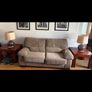 3 piece suite plus two end tables with two lamps and a coffee table, mint condition. Image 4