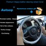Brand New Autsop Universal Car Steering Wheel Cover White (Black Line) Image 2