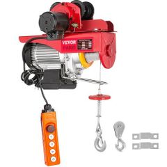 800Kg/1700Lbs Electric Trolley Hoist 1300W Electric Hoist Winch Double 12M/40Ft