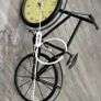 Vintage Style Metal Bicycle Table Clock / Desk Ornament Image 2