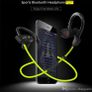 New Gym Sports In-Ear Wireless Bluetooth Earphone Stereo Earbuds Headset Bass Earphones with Mic for iPhone 6 Samsung Phone Image 2