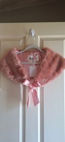 Rosie Fox  Faux Fur Pink Stole