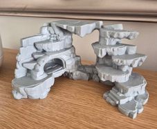 3D printerd terrarium or aquarium decoration.
