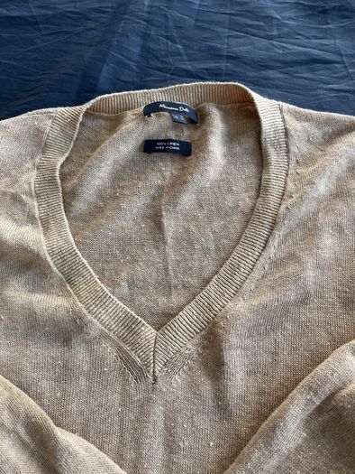 linen jumper Massimo Dutti