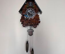 Vintage Working perfectly Kaiser Quartz Cuckoo Clock
