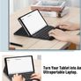 Keyboard Case for Samsung Galaxy Tab A7 Lite 8.7 inch 2021 (SM-T220 / T225 / T227), Slim Lightweight Stand Cover with Magnetically Detachable Wireless Bluetooth Keyboard Image 7