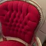 Antique style pink princess chair Image 5