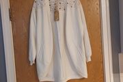 Fat Face Ivory  Cardigan/ JacketS. S- 12   B.N.W.T