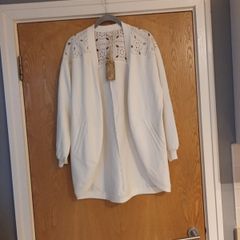 Fat Face Ivory  Cardigan/ JacketS. S- 12   B.N.W.T