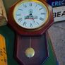 Vintage Smithwicks wooden pendulum pub clock Image 3