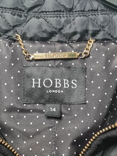 womens HOBBS LONDON QUILTED puffer jacket coat Size UK 14