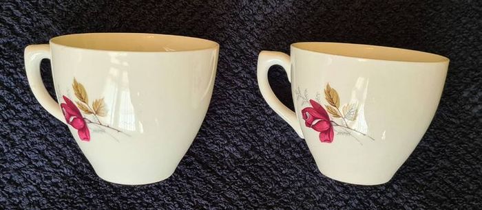 Carrigaline Pottery - Rose Floral Design - tea set pieces