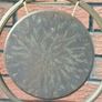 Vintage Edwardian Brass Gong With Mallet Image 3