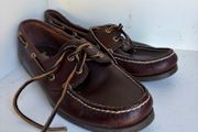 Timberland Maroon Boat Deck Shoes UK 8 EU 42