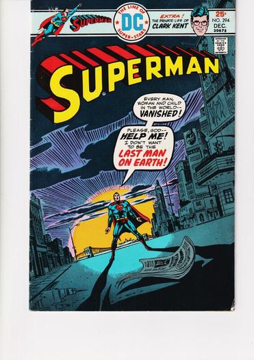 Superman #294 The Man Who Slept The World Away 1975 Dc Comic