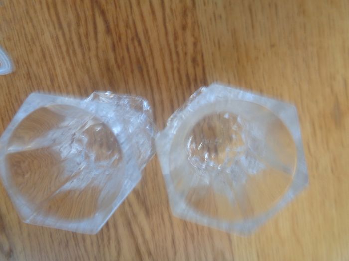 Crystal Small Vases x 2 for Sale