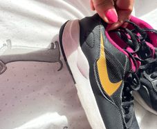 Girls Nike Black runners - as new