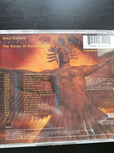 Mike Oldfield - The Songs of Distant Earth CD