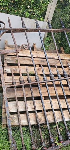 Victorian wrought iron gates