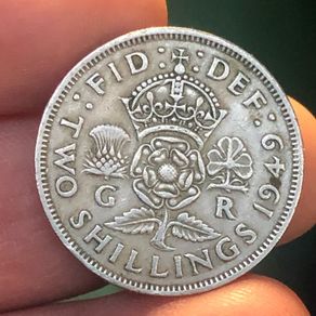 1949 Florin /Two Shillings George VI