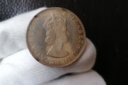 1964 Bermuda Silver Proof One Crown Coin