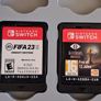 Nintendo switch + 4 games and case Image 2