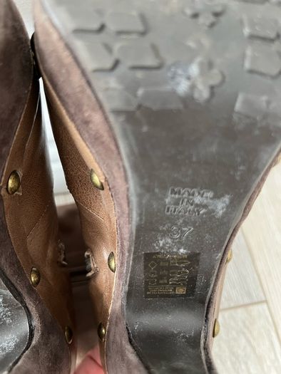 Real leather boots