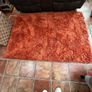 Kukoon terracotta/cinnamon colour shaggy rug 120 x170 cm Image 3