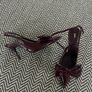 Zara burgundy heels size 6 Image 6