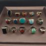 Ancient Handmade Brass Rings Lot of 15 Mixed Collectible Antique Rings Image 3