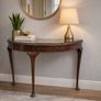 Vintage Half Moon Console Table Image 6