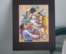 New Music Signed Print by Tesfaye Nefusse