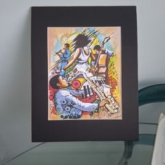 New Music Signed Print by Tesfaye Nefusse