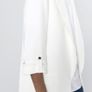 Zara ecru blazer with rolled- up sleeves. Image 8