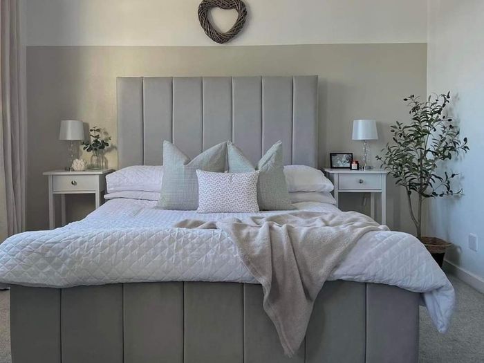 King Sizes 5ft Bed Frames , Mattreses And Beautiful Headboards Instock Offering Free Delivery