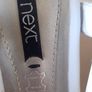 Next white leather wedge heel 6 Image 2