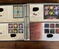 Collection of  87 UK First Day Cover stamps 2003 to 2006 in album