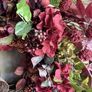 New bespoke XXL autumnal mulberry cascading wreath Image 3
