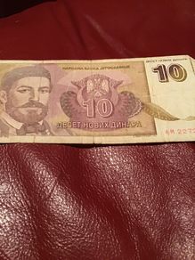 Yugoslavia Banknote - 10 Dinara 1994
