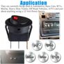 25733 4X LED 12V 20Amp Car Boat Marine Rocker SPST Toggle ON/OFF Switch Image 4