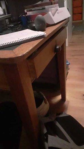 Victorian teachers office desk