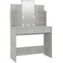 Dressing Table With Led Concrete Grey 96x40x142 Cm Multiple Colours Available (free Postage) Image 7