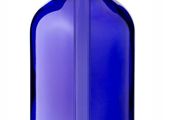 100 ml Blue Glass Bottle with Glass Pipette Drop