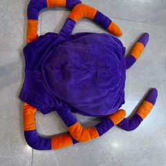 Purple and orange spider fancy dress costume